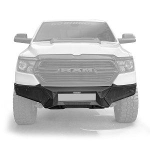 Ram 1500 Bumper - Front - Go Rhino - Element with Fixed Light Bar Mount - Textured Black - `19-`24